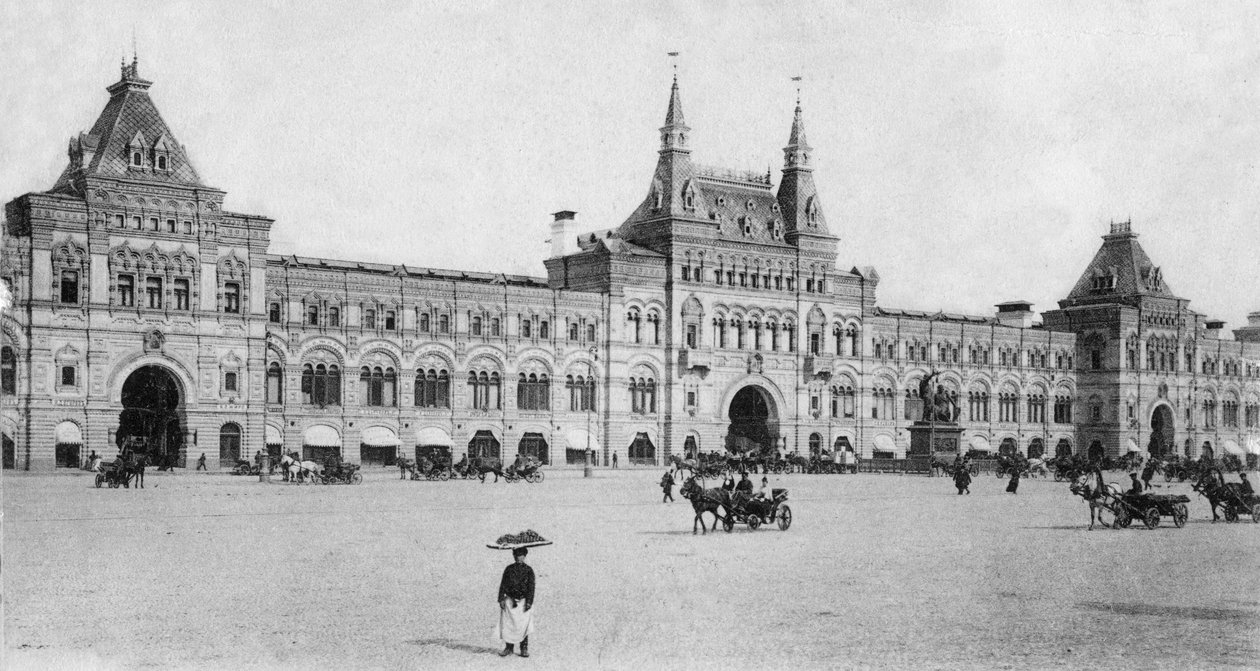 Moskva varehus sent på 1800-tallet tidlig på 1900-tallet av Vasili Vasilievich Vereshchagin