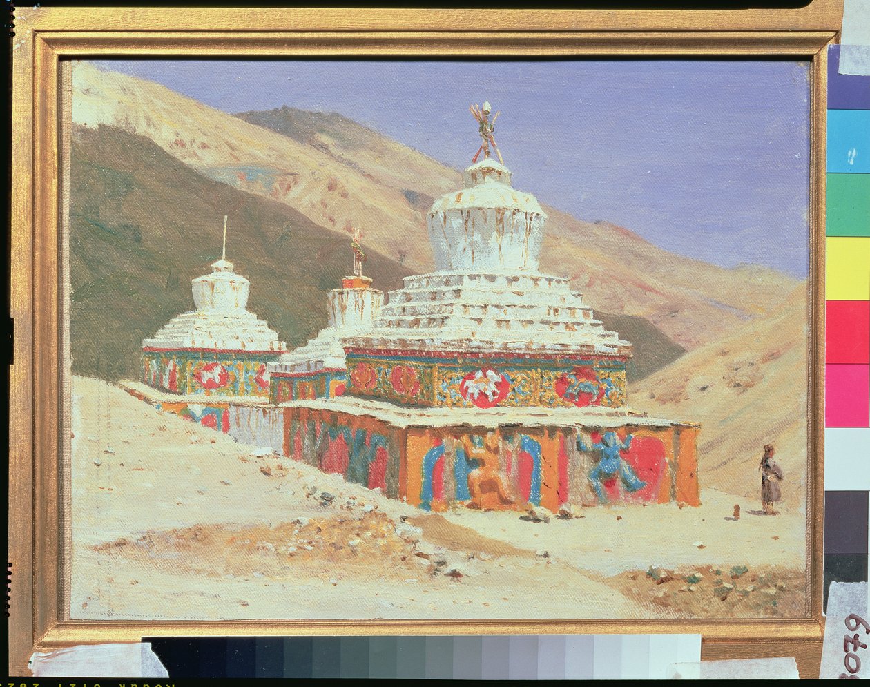 Dødsminnesmerket i Ladakh, 1875 av Vasili Vasilievich Vereshchagin