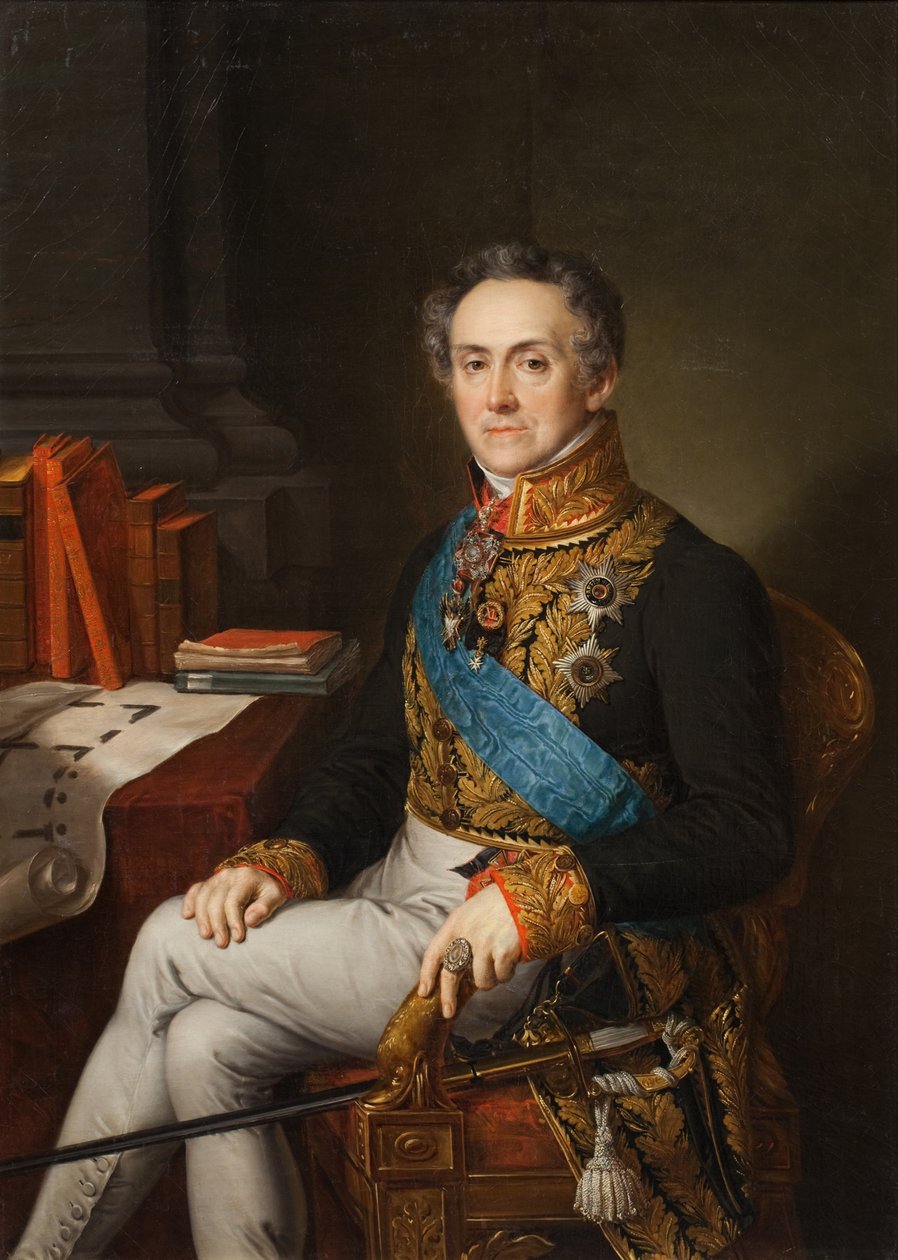 Portrett av Ivan Vasilyevich Tutolmin 1751-1839, 1830-årene. av Vasili Andreevich Tropinin