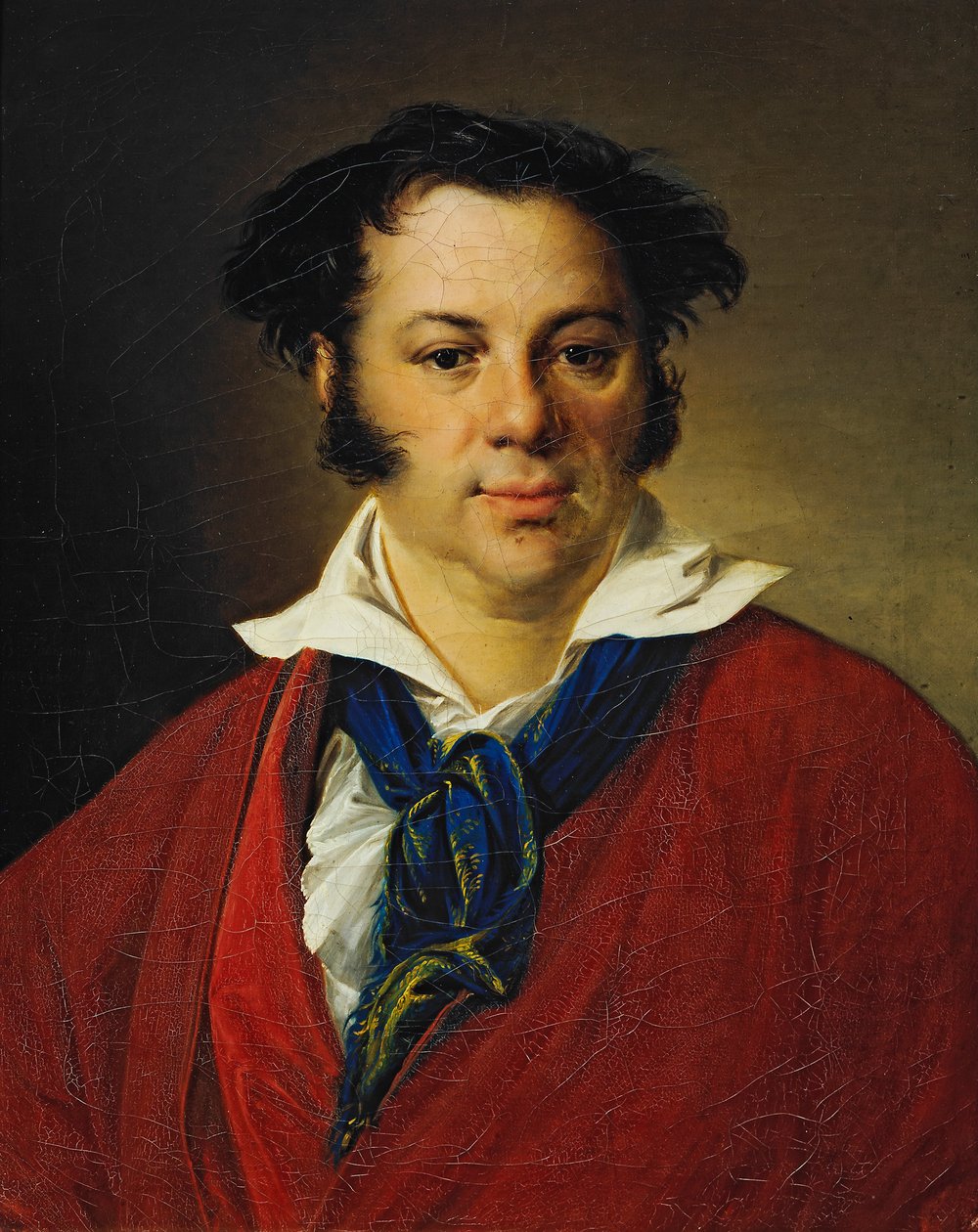 Portrett av Konstantin Ravich, 1823 av Vasili Andreevich Tropinin