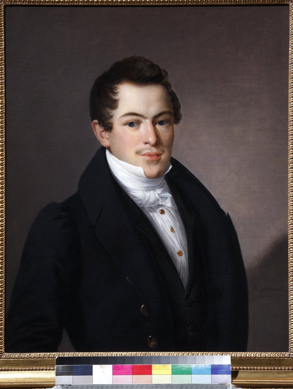 Portrett av N.P. Naumov (Naumov) - Vasily Andreevich Tropinin (1776-1857). Olje på lerret av Vasili Andreevich Tropinin