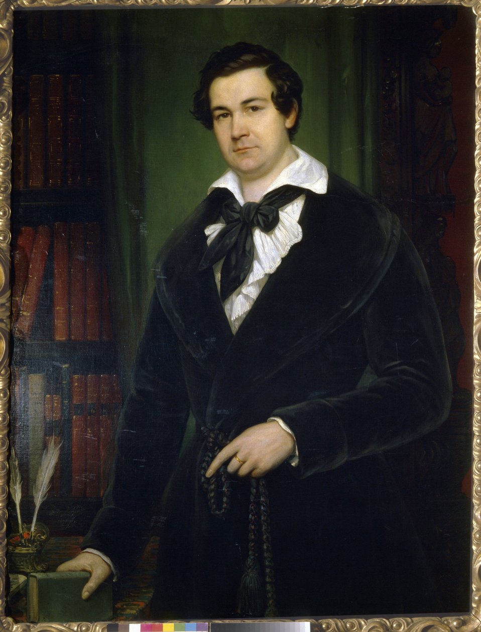 Portrett av skuespilleren Vasily Andreevich Karatygin (1802-1853) par Tropinin, Vasily Andreevich (1776-1857) av Vasili Andreevich Tropinin