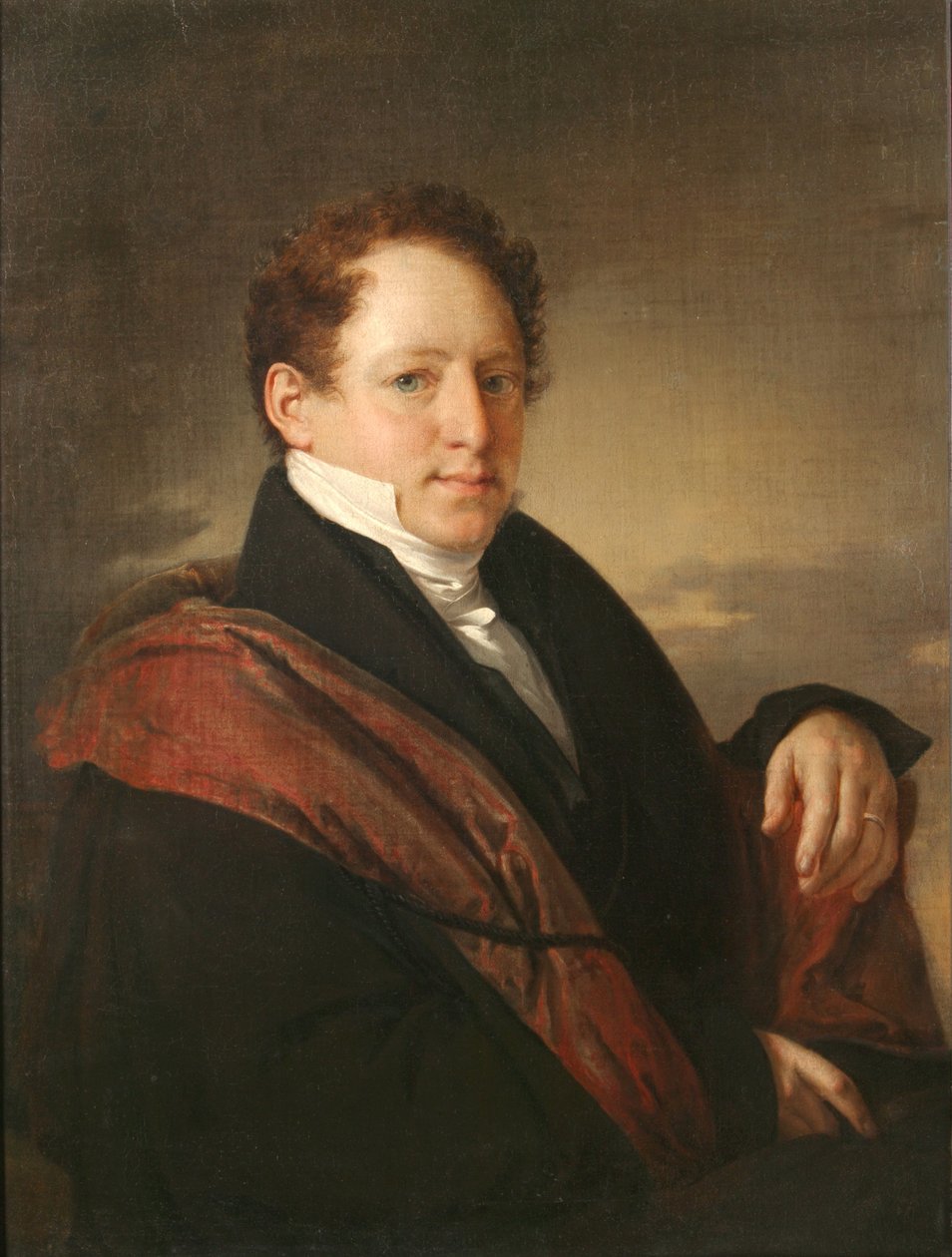 Portrett av Stepan Dmitrievich Nechaev 1792-1860, 1830 av Vasili Andreevich Tropinin
