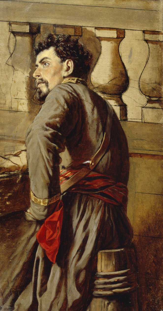 En Zaporozhiansk kosakk, 1873 av Vasili Grigorevich Perov
