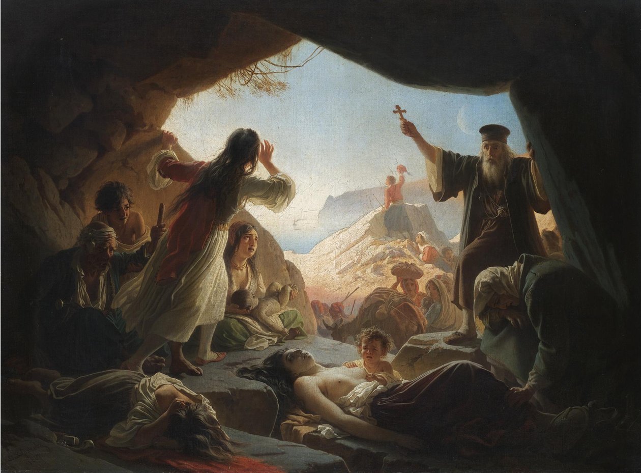 Zeitun-opprøret i 1862 av Vasili Grigorievich Khudyakov