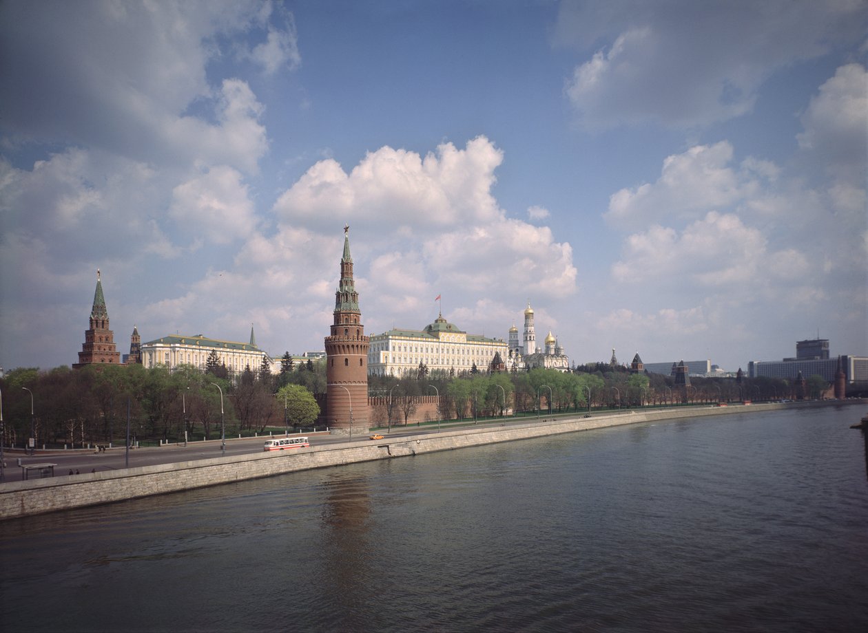 Det store Kreml-palasset ved Moskva-elven, 1767-1775 av Vasili Ivanovich Bazhenov