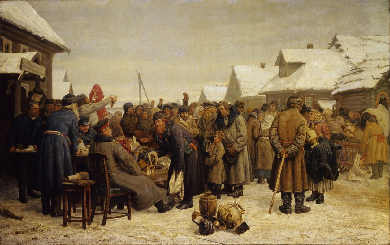 Offentlig eiendomsauksjon for restanse av Vasili Maksimovich Maksimov