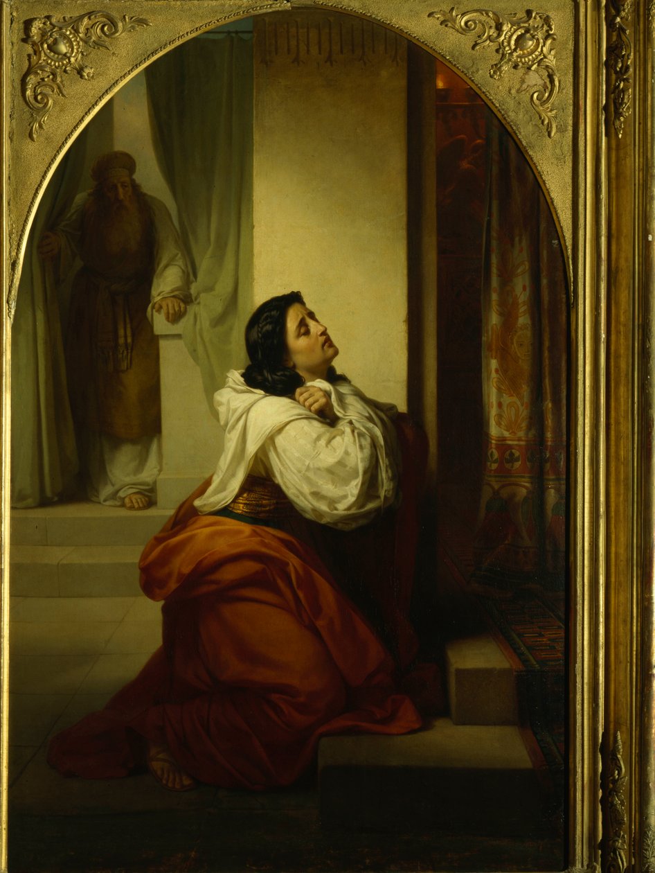 Bønn til Hannah, moren til profeten Samuel, 1864 av Vasili Petrovich Vereshchagin