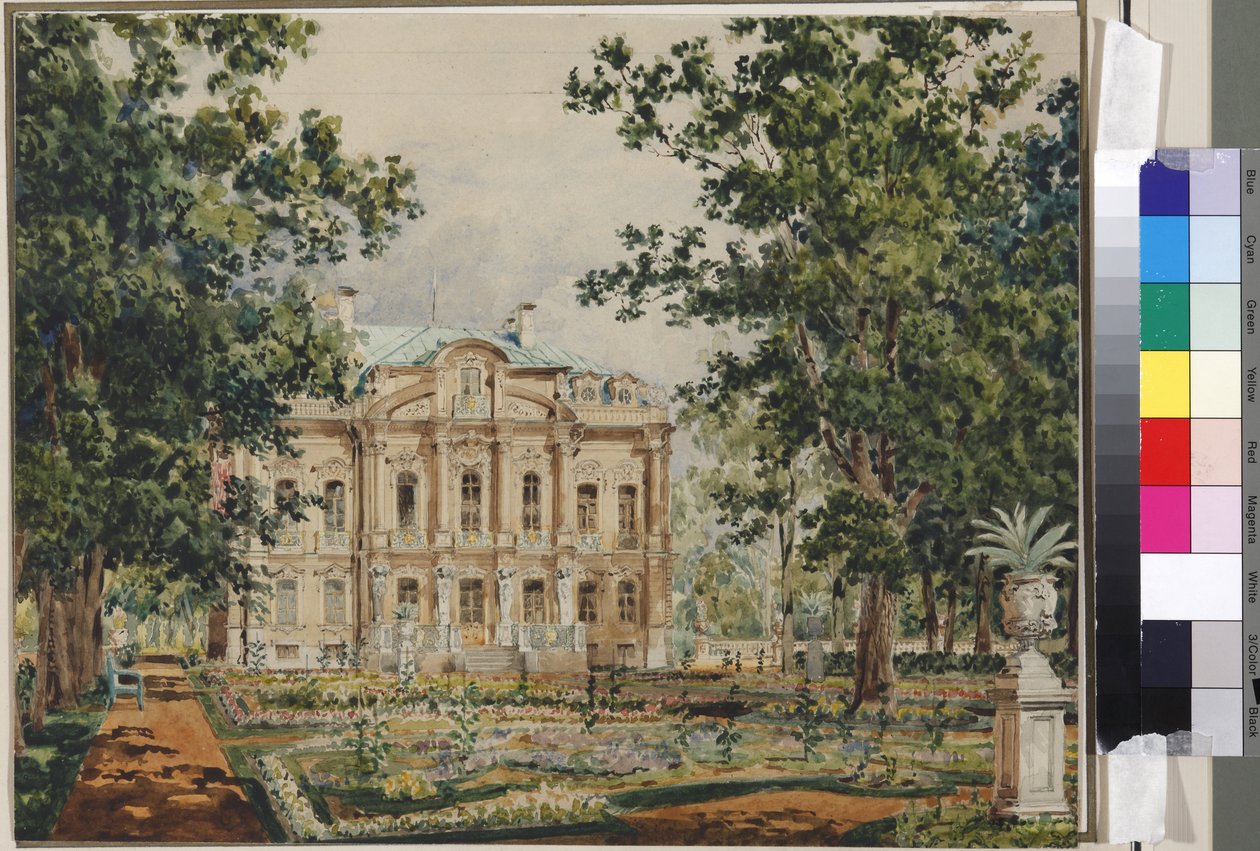 Egen Dacha av keiser Alexander II i Peterhof av Vasili Semenovich Sadovnikov