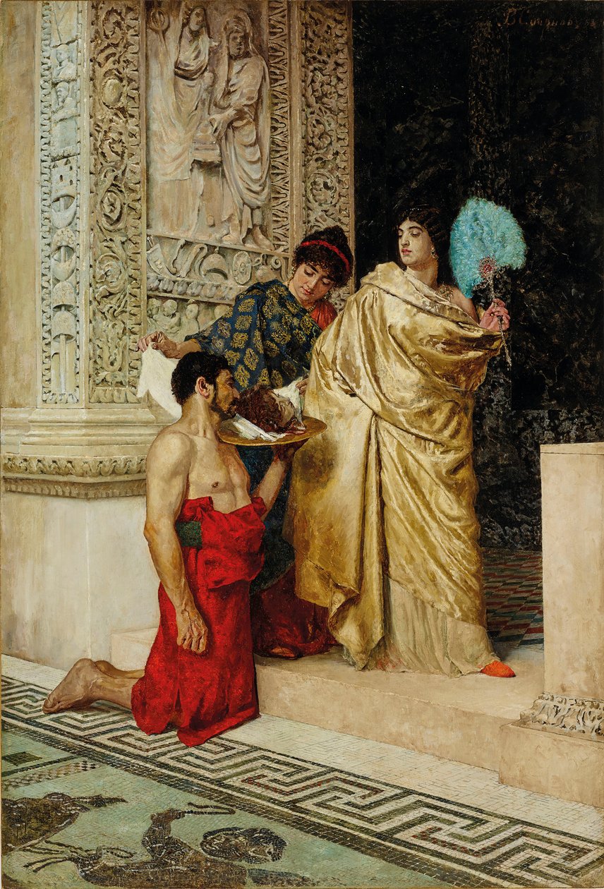 Salome mottar hodet til døperen Johannes, 1886. av Vasili Sergeevich Smirnov