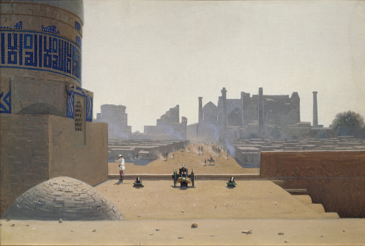 Hovedgate i Samarkand tidlig om morgenen, 1869-1870 av Vasili Vasilievich Vereshchagin
