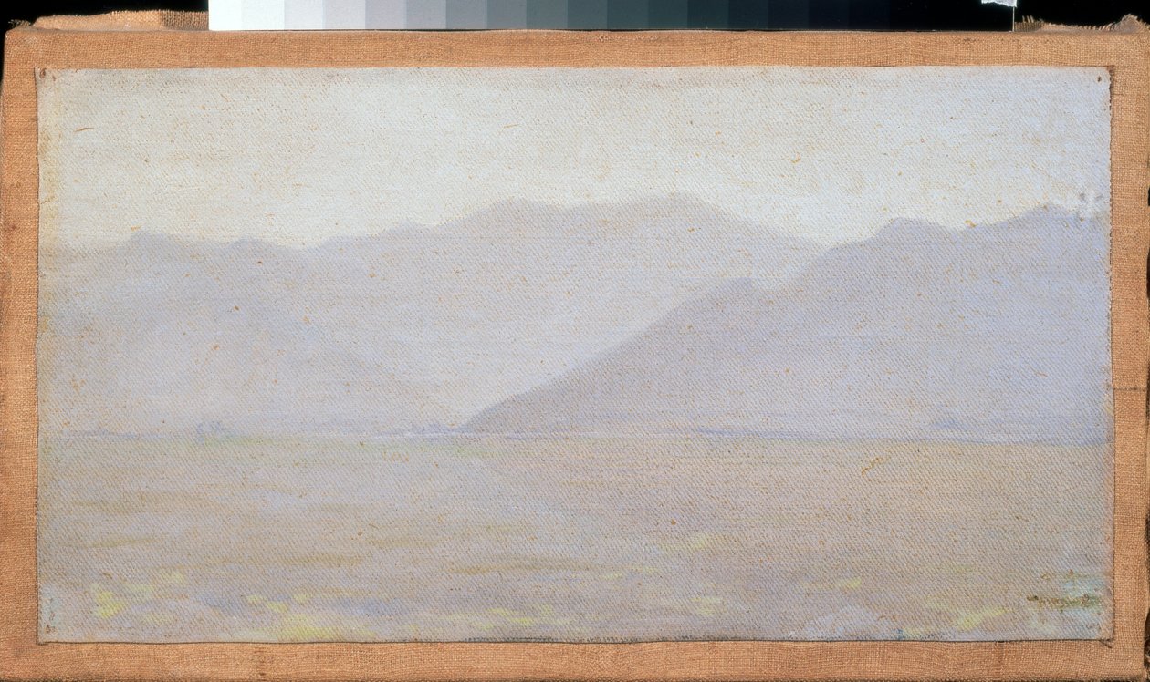 Morning in Kashmir (India) - Maleri av Vasili Vasilyevich Vereshchagin (Vassili Vereshchagin) (1842-1904), olje på lerret av Vasili Vasilievich Vereshchagin