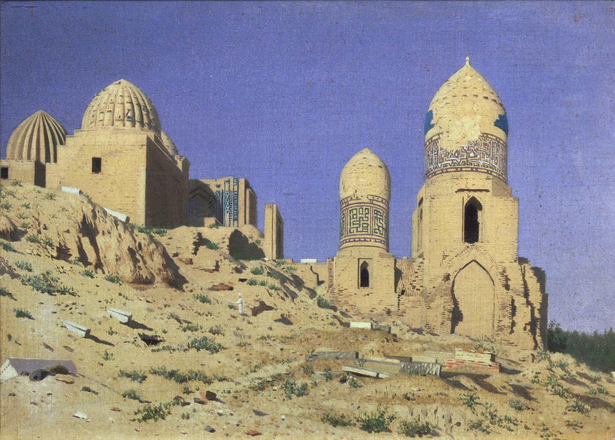 Necropolis Shah-i-Zinda The Living King i Samarkand, 1869-1870 av Vasili Vasilievich Vereshchagin