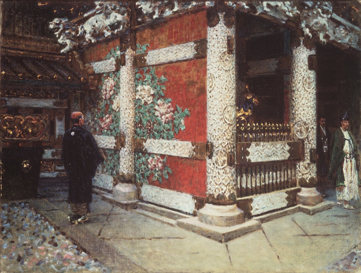 Shinto-helligdommen i Nikko, 1903 av Vasili Vasilievich Vereshchagin