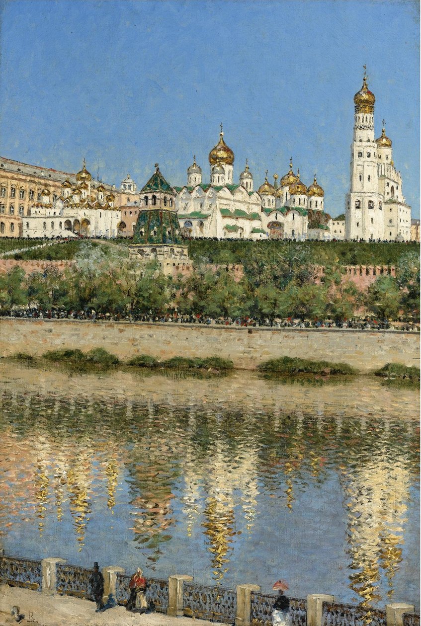 Utsikt over Kreml i Moskva av Vasili Vasilievich Vereshchagin