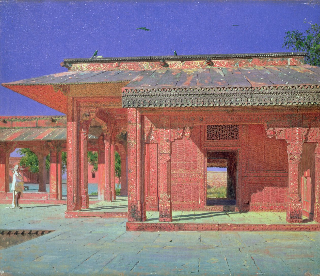 Gård i Palace Harem, 1870-tallet av Vasili Vasilievich Vereshchagin