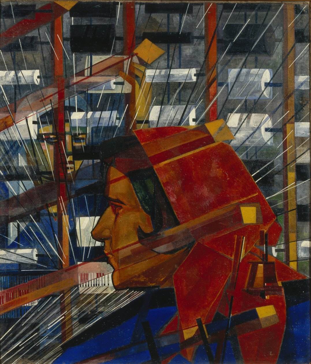 The Weaver, tidlig på 1930-tallet av Vasili Vasilyevich Kuptsov