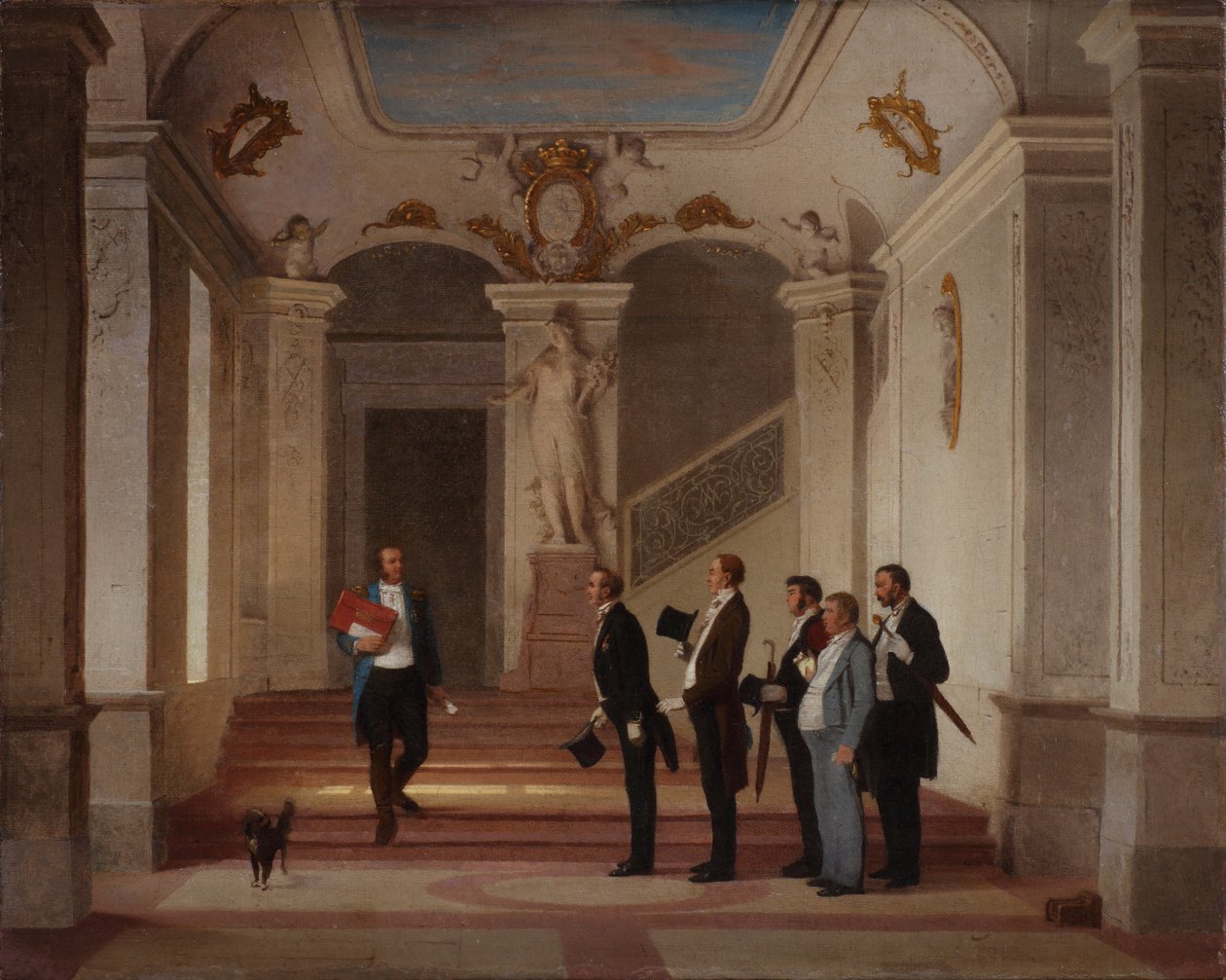 I en avdeling Sjefens utseende, 1860-tallet. av Vasili Vladimirovich Pukirev