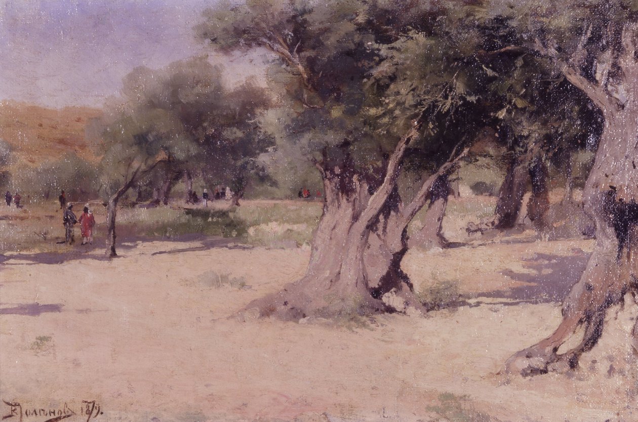 Oliventrær i Det hellige land av Vasilij Dmitrievich Polenov