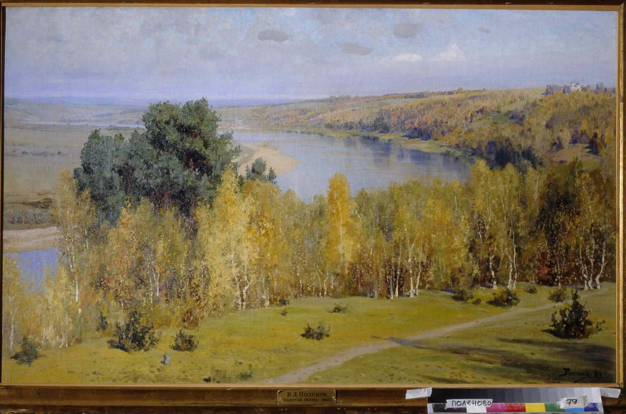 Gylden høst, 1893 av Vasilij Dmitrievich Polenov