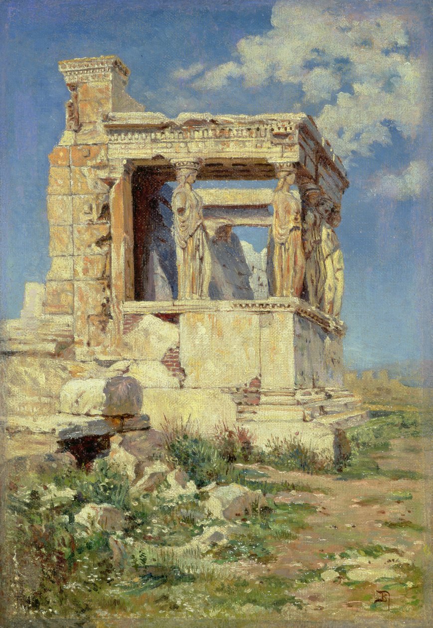 Portiko med karyatider, 1882 av Vasilij Dmitrievich Polenov