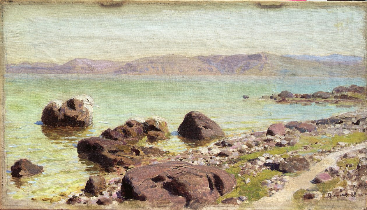 Rocky Shore, 1889 av Vasilij Dmitrievich Polenov