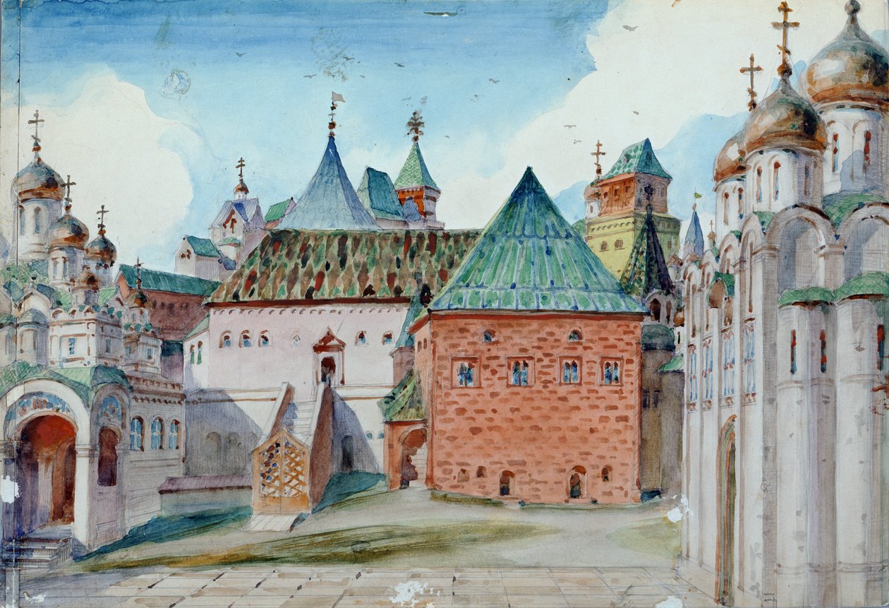 Scenedesign for Modest Mussorgskys opera 