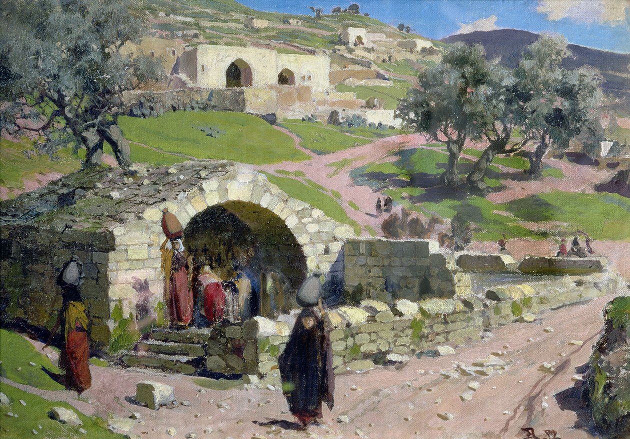 Jomfrukilden i Nasaret, 1882 av Vasilij Dmitrievich Polenov