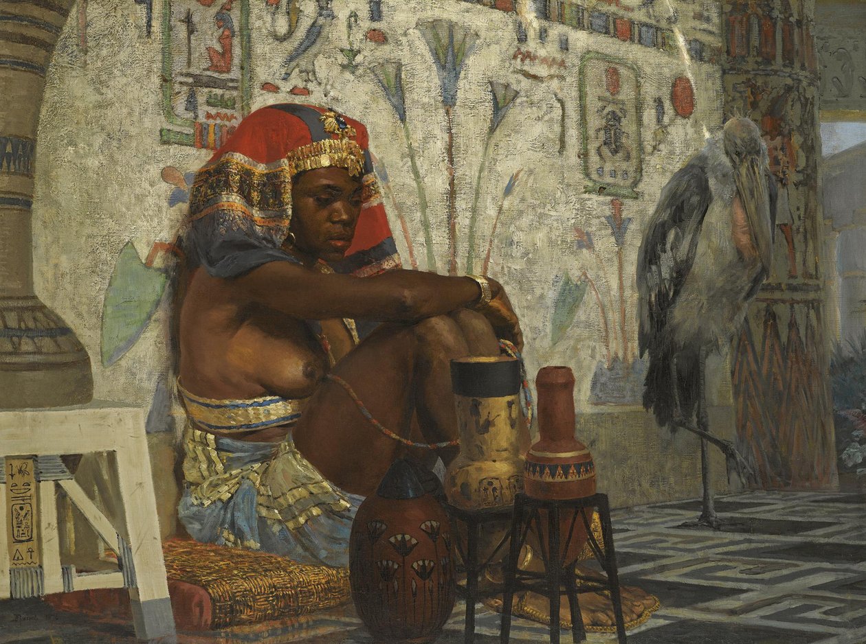 egyptisk jente av Vasilij Dmitrievich Polenov