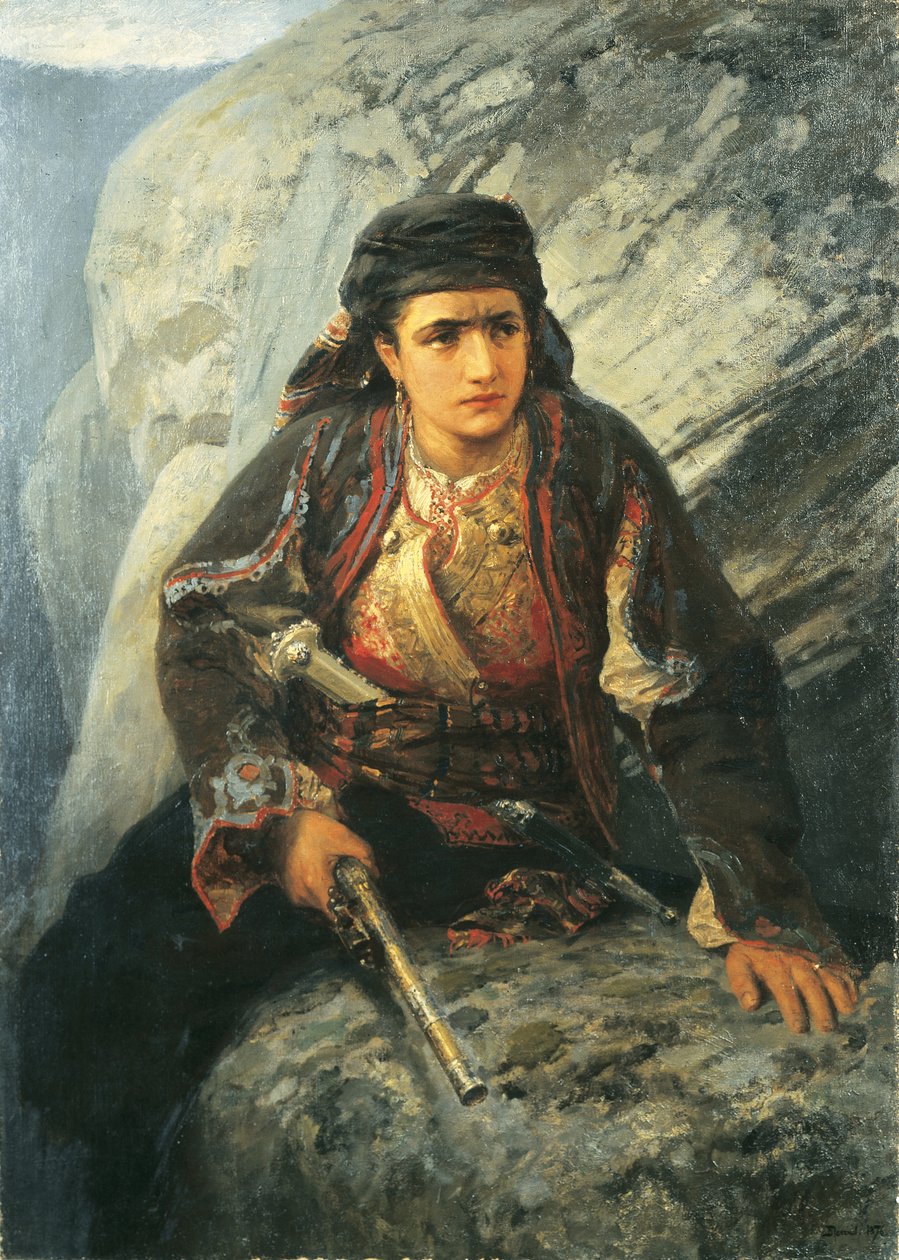 Hercegovinianeren på utkikk av Vasilij Dmitrievich Polenov