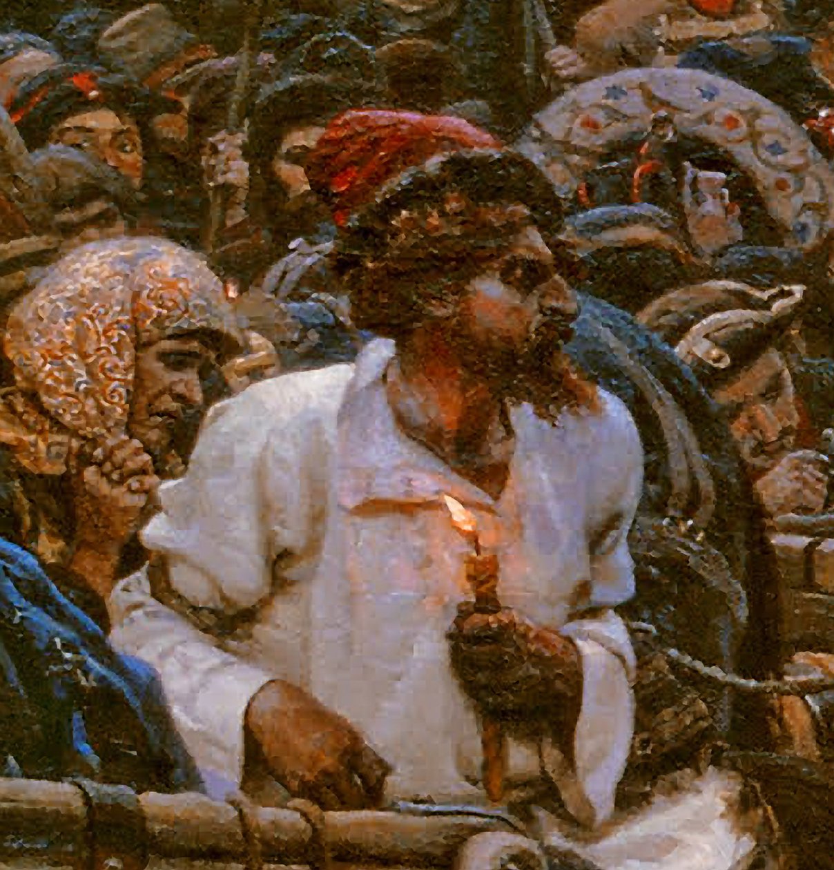 Morgenen for henrettelsen av Streltsy i 1698, 1881 av Vasilij Ivanovic Surikov