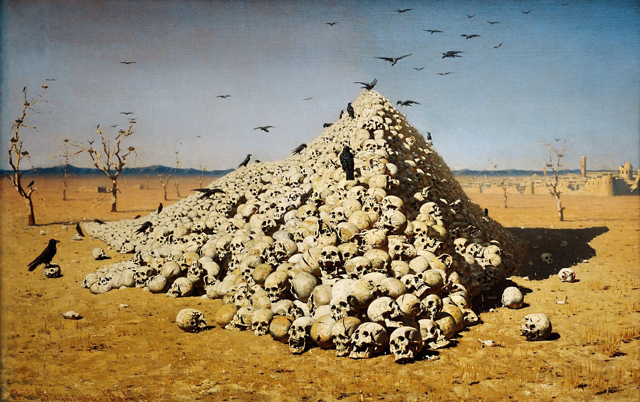 Krigens apoteose av Vasili Vasilievich Vereshchagin
