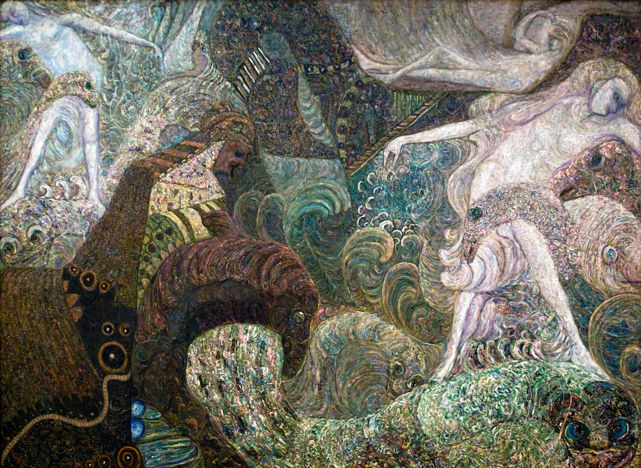 Havbunn, slutten av 1800- eller begynnelsen av 1900-tallet. av Vasily Ivanovich Denisov