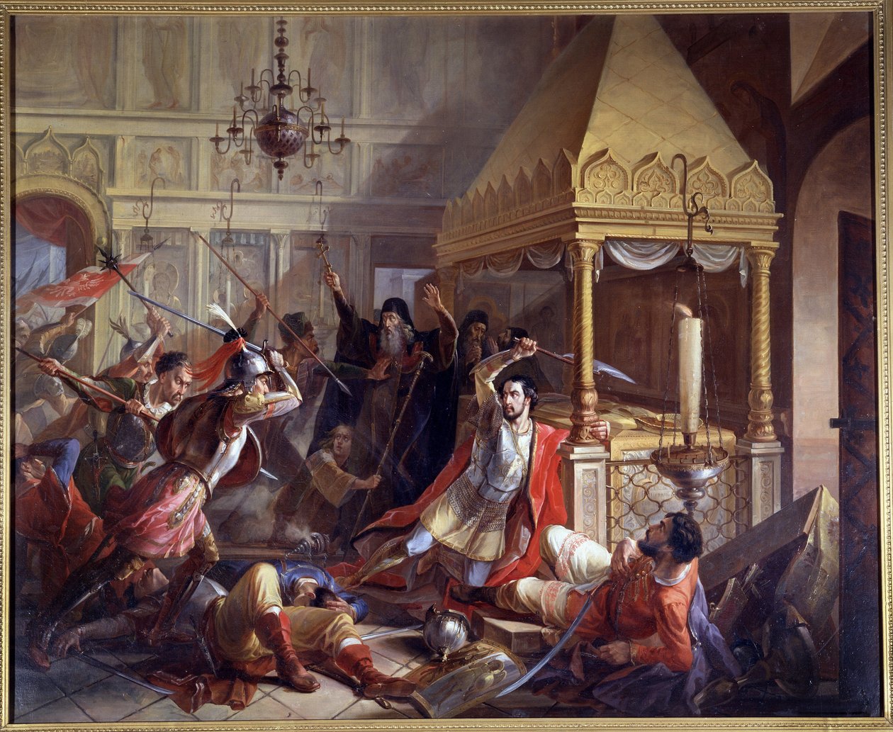 Prins Michail Volkonskys heltedåd under den polske beleiringen i 1610 av Vasily Kuzmich Demidov