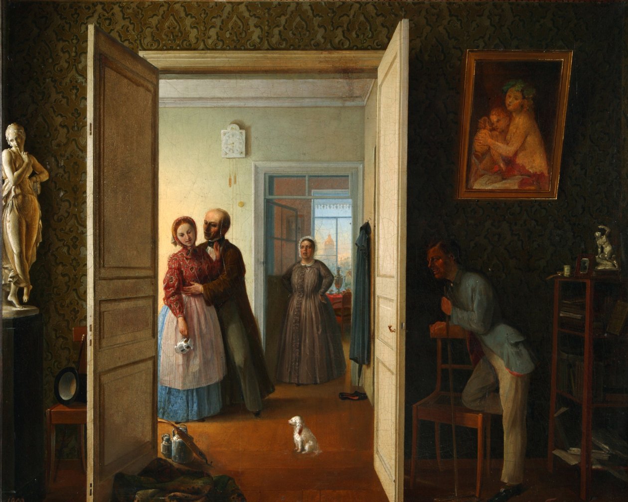 Mislykket møte, 1869 av Vasily Nikiforovich Bovin