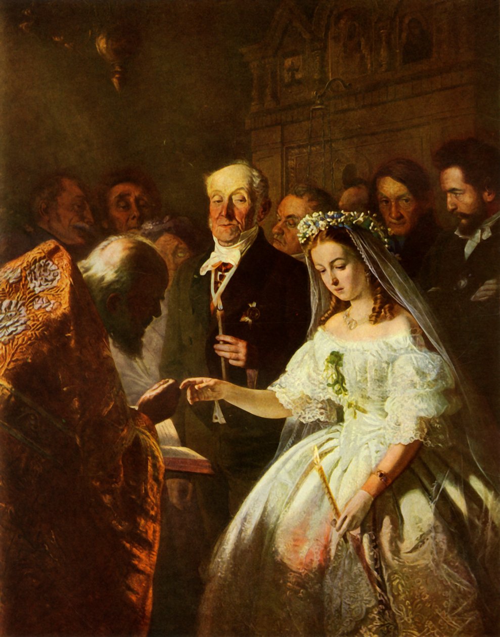 The Unequal Marriage, 1862, 1965. av Vasily Pukirev