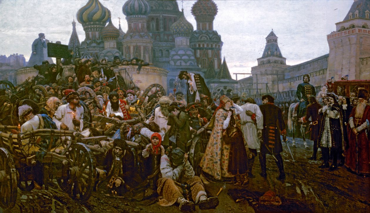 Streltsy-henrettelsens morgen av Vasily Surikov
