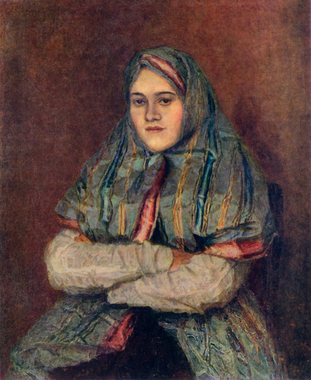 The Townswoman, 1902, 1965. av Vasily Surikov