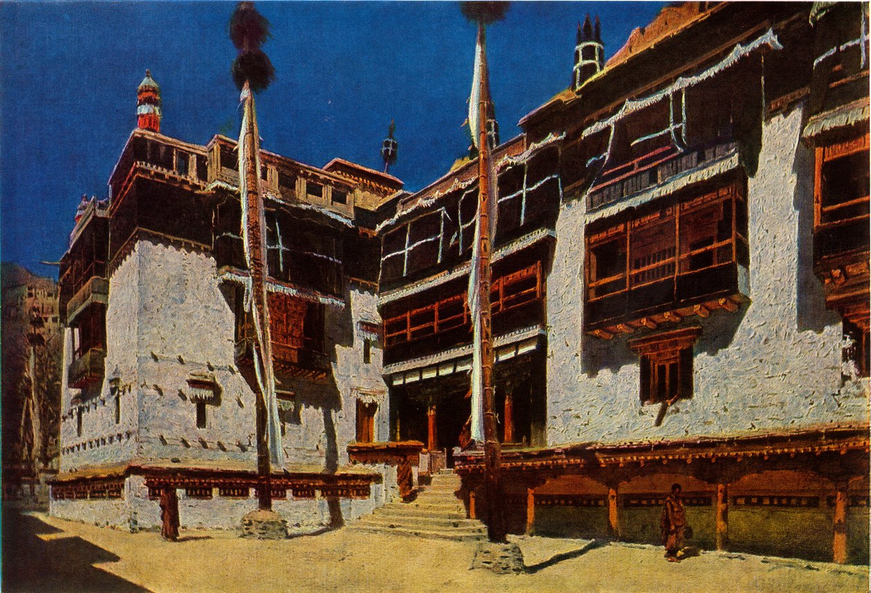 Hemis-klosteret i Ladakh, 1875, 1965. av Vasily Vereshchagin