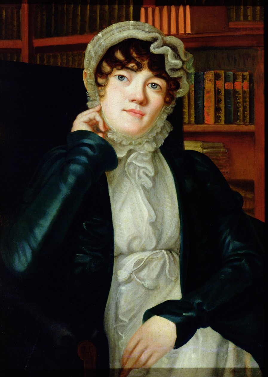Portrett av Karolina Pavlova, ca. 1830 av Vassily Fyodorovich Binemann