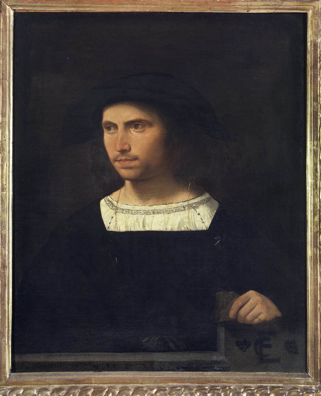 Portrett av en ung mann, 1515 av Venetian School