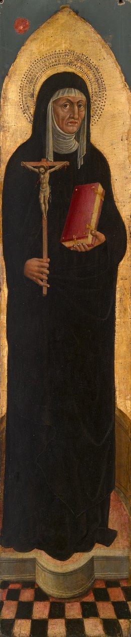Saint Monica fra en augustinsk altertavle av Venetian School
