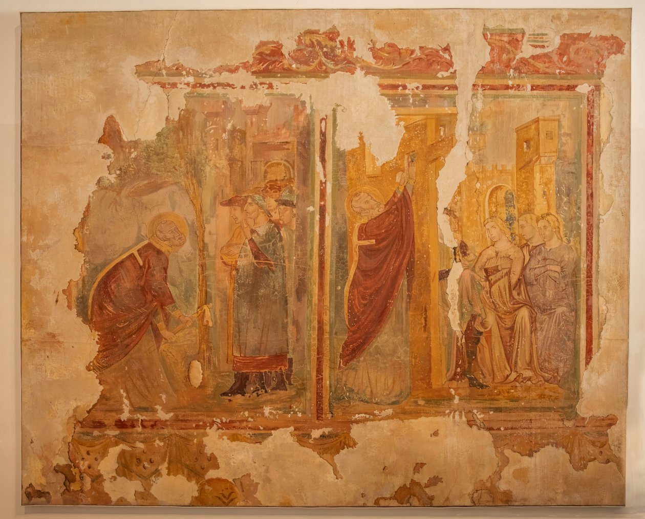 Scener fra St Nicholas liv av Venetian School