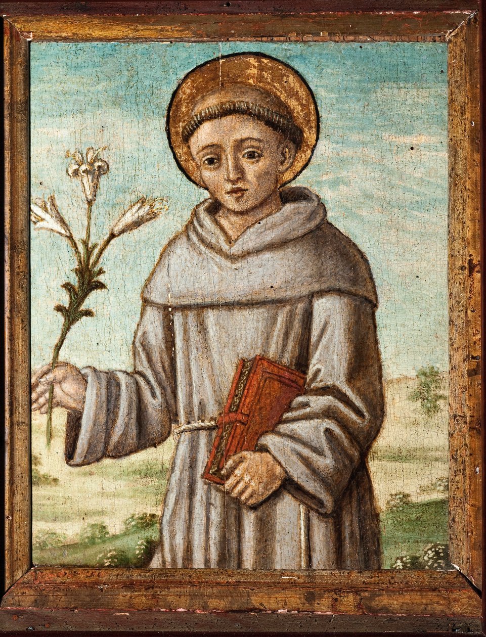 St Antonius av Padua (maleri av Venetian School