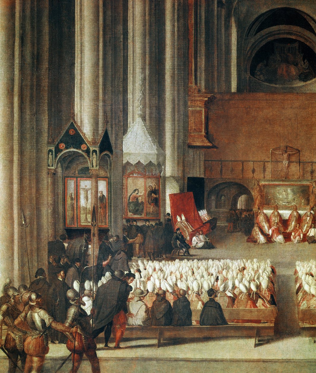 Forsamlingen til Council of Trent av Venetian School