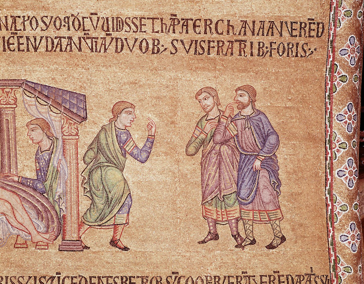 Life of Noah (mosaikkdetalj av Veneto Byzantine School