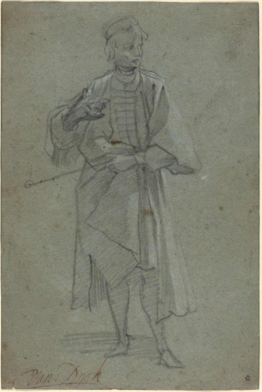Figur av en mann [recto] av Ventura Salimbeni