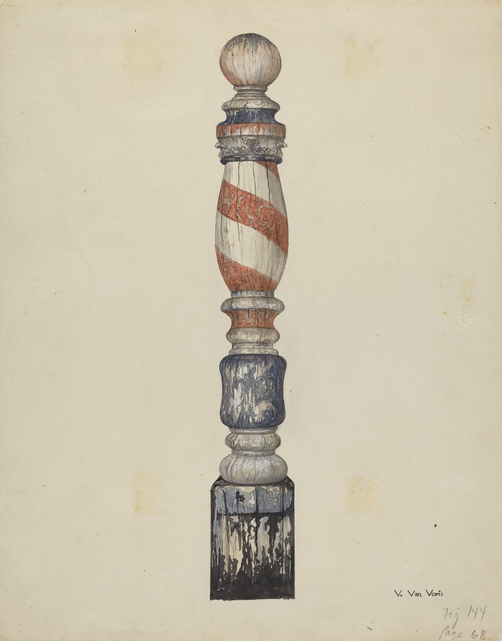 Barber Pole av Vera Van Voris