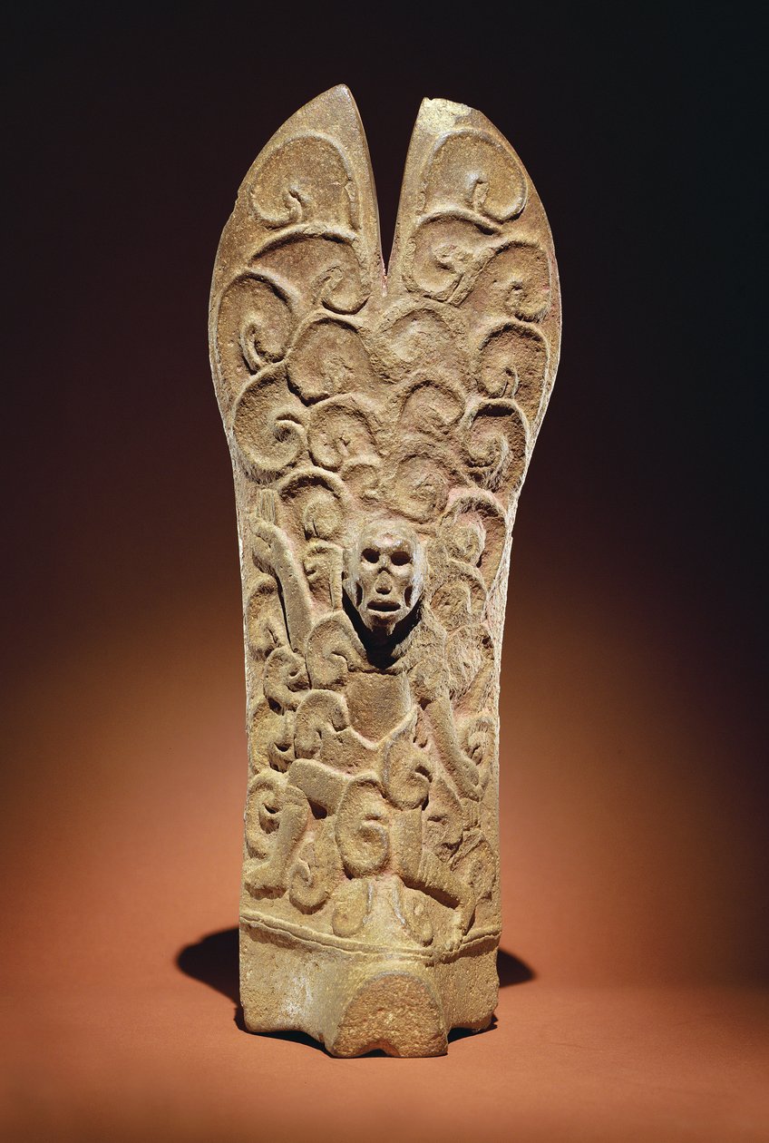 Palma med skjeletthodefigur, Mexico av Veracruz