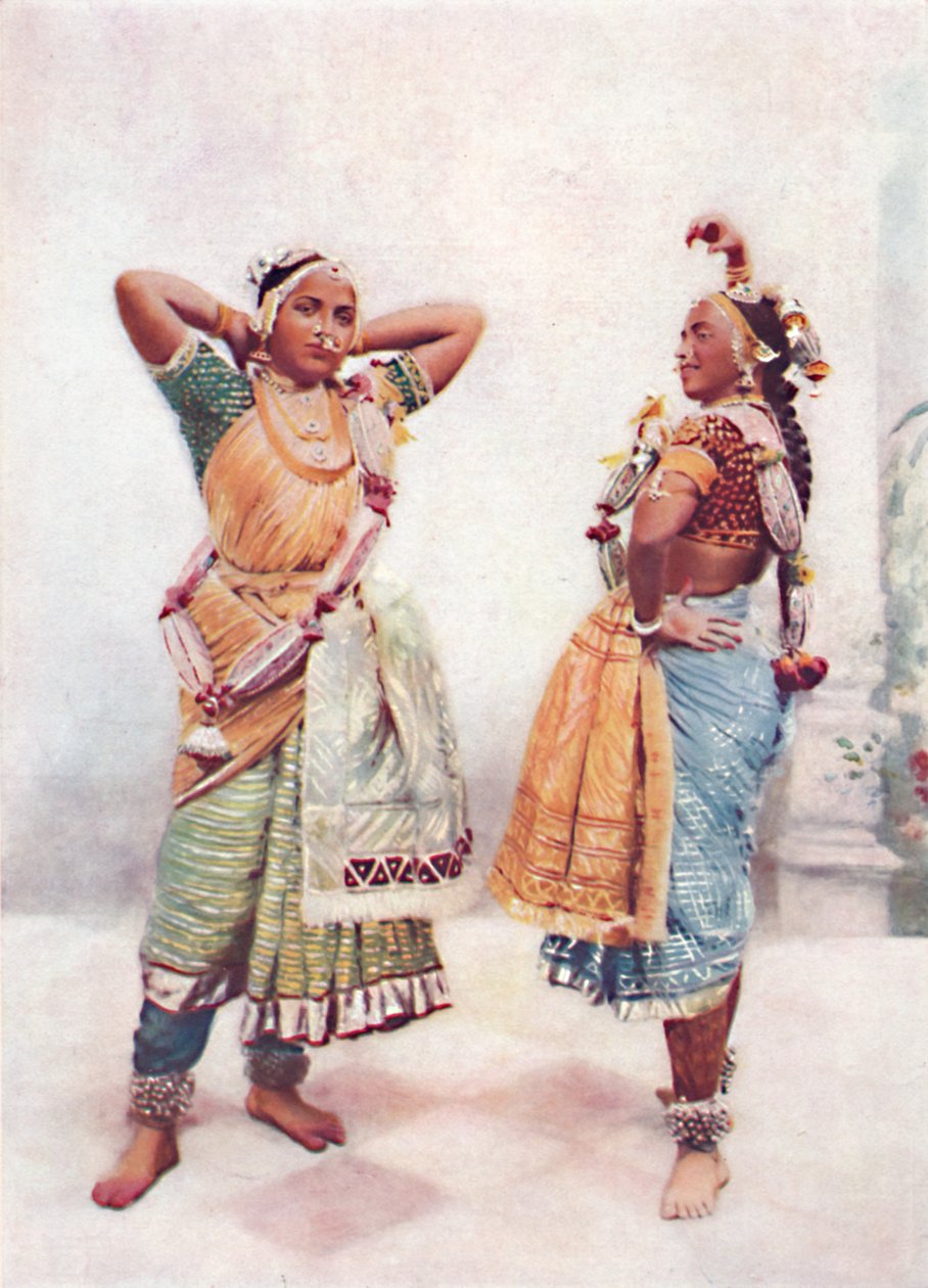 Baroda nautch girls, 1902 av Vernon and Co
